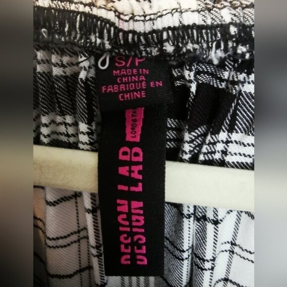 Design Lab by Lord & Taylor Plaid Off the Shoulder Blouse - Sz S - Picture 7 of 8